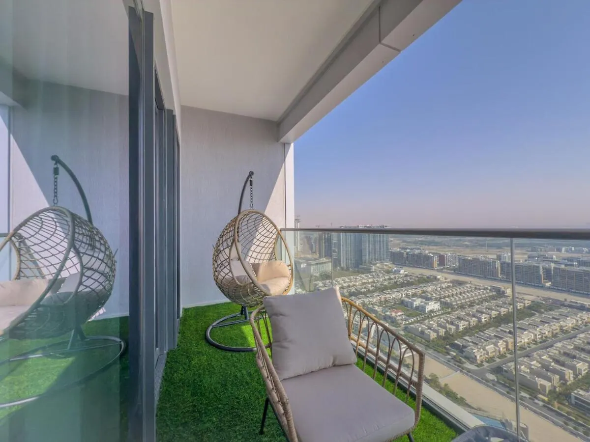 Apartmán Elegant 2-Br With Modern Comfort Dubaj